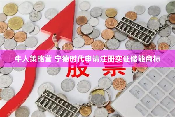 牛人策略营 宁德时代申请注册实证储能商标
