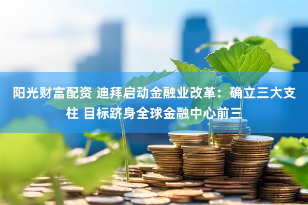 阳光财富配资 迪拜启动金融业改革：确立三大支柱 目标跻身全球金融中心前三