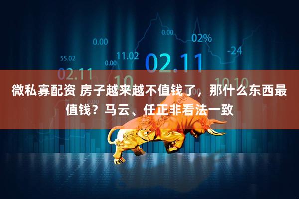 微私寡配资 房子越来越不值钱了，那什么东西最值钱？马云、任正非看法一致